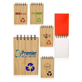 3.65 x 5.5 in. Eco Recycled Bamboo Jotters